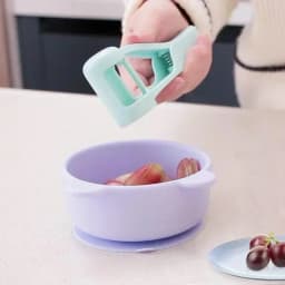 Tomato Slicer Cutter Grape Tools Cherry Fruit SaladSplitter Artifact for Toddlers Small KitchenAccessories CutGadget for Baby