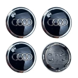 4pcs For Audi A3 A4 A5 A6 A7 A8 S4 S6 A1 A2 Q5 Suitable 60mm 61mm 68mm 69mm Automotive Wheel Hub Center Cover Replacement Badge