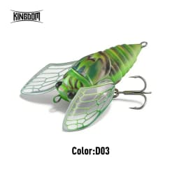Kingdom Cicada Bionic Fishing Lure 21mm 27mm 1.6g 2.4g Floating Artificial Hard Crankbaits Bass Trout Pike Topwater Fishing
