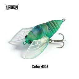 Kingdom Cicada Bionic Fishing Lure 21mm 27mm 1.6g 2.4g Floating Artificial Hard Crankbaits Bass Trout Pike Topwater Fishing