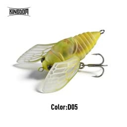Kingdom Cicada Bionic Fishing Lure 21mm 27mm 1.6g 2.4g Floating Artificial Hard Crankbaits Bass Trout Pike Topwater Fishing