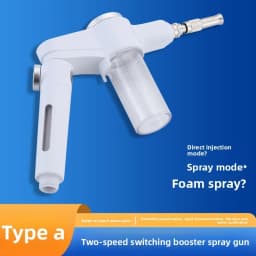 Multifunctional High Pressure Foam Spray Gun Dual Nozzle Water Sprayer for Car Wash Garden Irrigation Toilet Clean Pet Bath