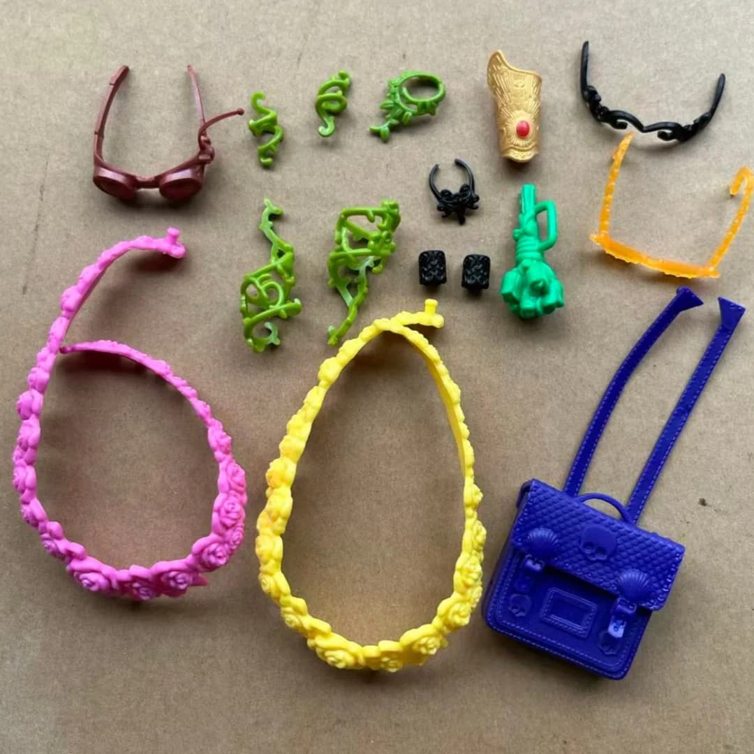 Monster Doll Handbands Hat Bags Hands Legs Decors DIY Doll Dressing Accessories Necklace Glasses Headbands Doll Parts