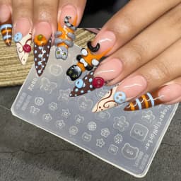 Manicure Multi Shapes Button Small Model 3D Buttons Nail Art Mold Silicone Cute Nail Charms Tool Women DIY Resin Buckle Supplies