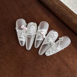 1 Sheet Elegant Lace Nail Art Stamping Plate Vintage Floral & Butterfly Pattern Nail Stencil Reusable Steel Nail Stamp Template#