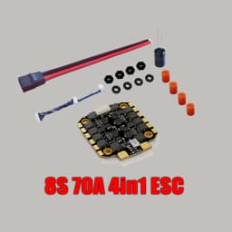 JIJIEFPV F722 70A Stack ICM42688P F722 Flight Controller BLHELI_S 70A 4in1 ESC 30.5X30.5mm 3-8S for FPV Freestyle Drones Parts