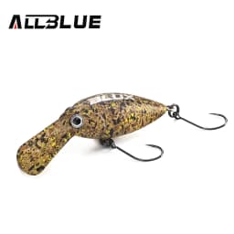 ALLBLUE MOCA DR SS Crankbait 30mm 2.3g Slow Sinking Wobbler Trout Fishing Lure Freshwater Crank Minnow Artificial Hard Bait