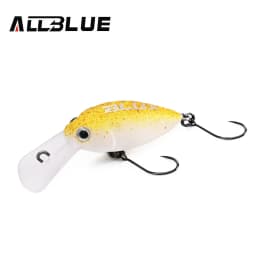 ALLBLUE MOCA DR SS Crankbait 30mm 2.3g Slow Sinking Wobbler Trout Fishing Lure Freshwater Crank Minnow Artificial Hard Bait