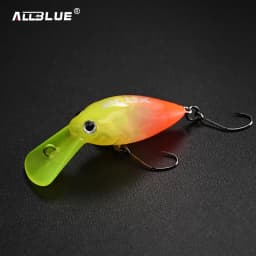 ALLBLUE MOCA DR SS Crankbait 30mm 2.3g Slow Sinking Wobbler Trout Fishing Lure Freshwater Crank Minnow Artificial Hard Bait