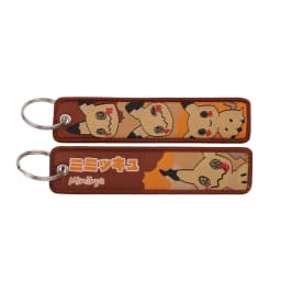 Pokémon  Anime Elf Monsters Keychain for Cars Backpack Key Holders Embroidery Keyrings Key Tag Jet Tag Accessories Gifts 1pcs
