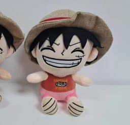 20cm ONE PIECE Plush Doll Luffy Chopper Stuffed Toy Cartoon-shaped Throw Pillow Badroom Desk Decoration Girl Boy Gifts