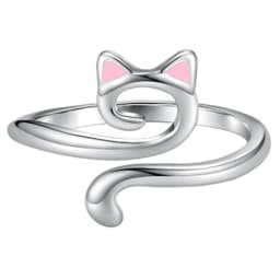 Adjustable Size Yarn Ring Cat Ears Crochet Ring Beginner Knitting Crocheting Loop Thread Wrapped Rings Tension Regulator Tool