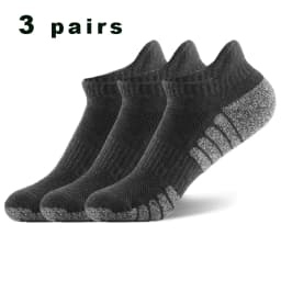 3/1Pairs Sport Ankle Socks Athletic Low-cut Sock Thick Knit Sock Outdoor Fitness Breathable Quick Dry Wear-resistant Warm Socks