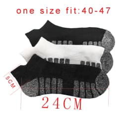 3/1Pairs Sport Ankle Socks Athletic Low-cut Sock Thick Knit Sock Outdoor Fitness Breathable Quick Dry Wear-resistant Warm Socks