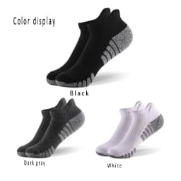 3/1Pairs Sport Ankle Socks Athletic Low-cut Sock Thick Knit Sock Outdoor Fitness Breathable Quick Dry Wear-resistant Warm Socks