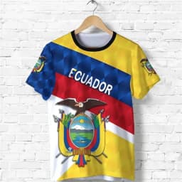 Hip Hop T Shirts Men Women Ecuador Flag Casual Tee Shirt Ecuadorian National Emblem 3D Printed Breathable Short Sleeve Gym Tops