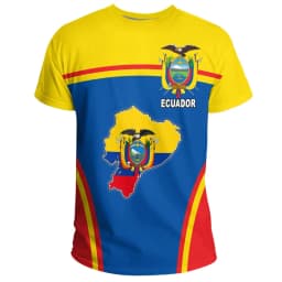 Hip Hop T Shirts Men Women Ecuador Flag Casual Tee Shirt Ecuadorian National Emblem 3D Printed Breathable Short Sleeve Gym Tops
