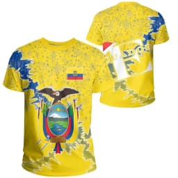 Hip Hop T Shirts Men Women Ecuador Flag Casual Tee Shirt Ecuadorian National Emblem 3D Printed Breathable Short Sleeve Gym Tops