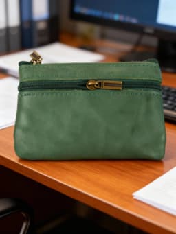 New Cow Leather Men's And Women's Change Vintage Coin Bag Headphone Purse Storage Mini Bag For Man And Woman