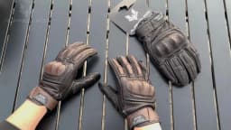 Vintage Motorcycle Gloves Genuine Leather Motorbike Road Racing Glove Retro Men Protective Gears CE Approved Touch Screen