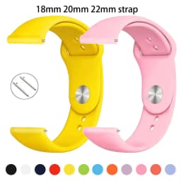 18mm 20mm 22mm strap For Samsung Galaxy watch 6/5/pro/4 Classic Silicone bracelet Huawei watch GT 4-2-2e-3-3 pro 46mm watchbands