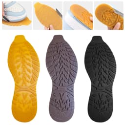 1Pair Non-Slip Sneakers Outsole Cuttable Rubber Sole Stickers Replaceable Repair Outsole Wearable Shoes Pads Repair Materials