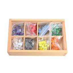 Baby Toys Froebel Teaching Aids 15 Sets Wood Box Teaching Tools Early Learning Educational Preschool Training Toys for Children