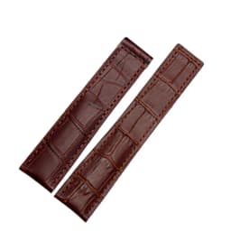 Genuine Leather Bracelet 19mm 20mm 22m for Tag Heuer Watchband Men Wristwatches Band Accessories Fold Buckle Leather Watch Strap