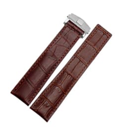 Genuine Leather Bracelet 19mm 20mm 22m for Tag Heuer Watchband Men Wristwatches Band Accessories Fold Buckle Leather Watch Strap
