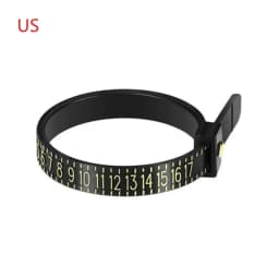 1pc Ring Sizer Measure Plastic UK US EU JP HK Size Loop Ring Size Measuring Tools Finger Gauge Ring Sizer Jewelry Sizing Tool