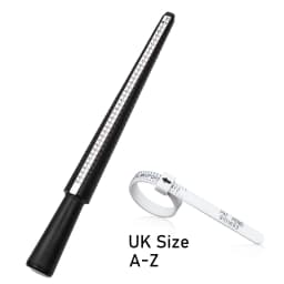 1pc Ring Sizer Measure Plastic UK US EU JP HK Size Loop Ring Size Measuring Tools Finger Gauge Ring Sizer Jewelry Sizing Tool