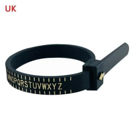 1pc Ring Sizer Measure Plastic UK US EU JP HK Size Loop Ring Size Measuring Tools Finger Gauge Ring Sizer Jewelry Sizing Tool