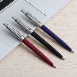 5Pcs/Set Metal Ballpoint Pen Promotional Pens G2 Refill Blue Ink Automatic Ballpoint Pens Set For School stationery office Pen