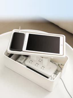1PC Cable Storage Box Desktop Power Plug Board Storage Box Wireless WiFi Router Bracelet Desktop Data Line Plug Holder Shelf