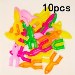 10pcs Colorful Y Knitting Tools DIY Rubber Weaving Tools Loom Band Kit for Friendship Bracelet Necklace Handcraft Accessories