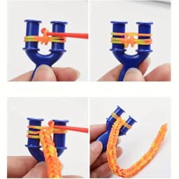 10pcs Colorful Y Knitting Tools DIY Rubber Weaving Tools Loom Band Kit for Friendship Bracelet Necklace Handcraft Accessories