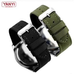 Nylon Watchband for I-WC S-Eiko Swristband Canvas Durable Sport Watch Strap Comfortable Leather Bottom 16mm 18mm 20mm 22mm 24mm