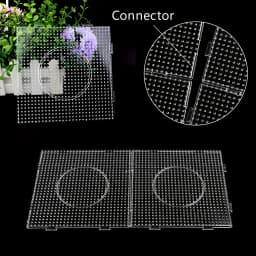 2.6mm Large Clear Plastic Fuse Boards Beads Pegboards Hama Beads Tweezers Creative DIY Jewelry Craft for Kids Craft Beads