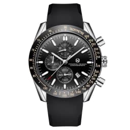 PAGANI DESIGN New 45mm Men Quartz Watch Rubber Belt Men's Luxury Watch Fashion Casual Sports Male Clock Relogio Maasculino