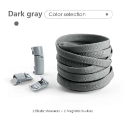 Magnetic Lock Laces Without Ties Sneakers for Shoelaces Elastic No Tie Shoe Laces Kids Adult Quick Flat Shoe Lace Rubber Bands