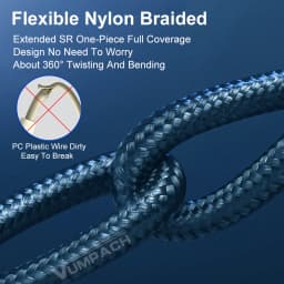 Fast USB C Cable C Type C Cable Fast Charging Data Cord Charger for Samsung S21 Xiaomi Vivo iPhone 16 15 Huawei Charging Cable