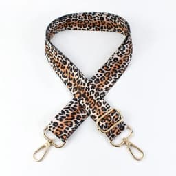 Deepeel 3.8cm Leopard Print Wide Shoulder Straps Wallet Tapes 80-140cm Adjustable Crossbody Women's Long Bags Strap Accessories