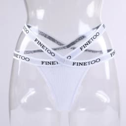 3PCS/Set Cross Strap G-String Cotton Panties Women Sexy High Waist Women's Panties FINETOO Letter Waisted Panty Lingerie M-XL