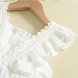 Bear Leader Kids Girls Dresses 2026 New Summer Lace Princess Dresses Children Solid color Clothing Baby Wedding Party Vestidos
