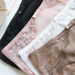 SuyaDream Women's Panties 2pcs/Lot 100% Natural Silk Lined Sexy Lace Briefs Daily Wear Comfortable Intimate Underwear Pink White