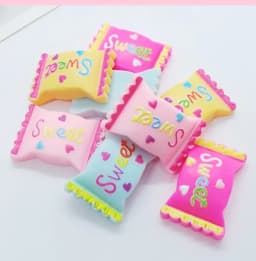 10pcs Slime Charms Soft Candy Resin Star Additives Supplies DIY Kit Filler Decor For Fluffy Clear Cloud Slime Clay 18mm