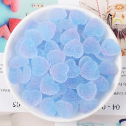10pcs Slime Charms Soft Candy Resin Star Additives Supplies DIY Kit Filler Decor For Fluffy Clear Cloud Slime Clay 18mm