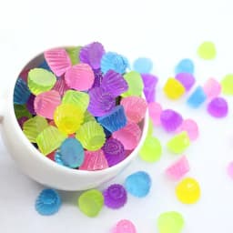 10pcs Slime Charms Soft Candy Resin Star Additives Supplies DIY Kit Filler Decor For Fluffy Clear Cloud Slime Clay 18mm