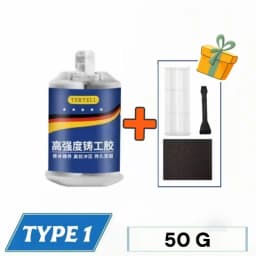 Metal Repair Paste 2 In1 Industrial AB Caster Glue Heat Resistant Sealant Cold Weld Strong Defect Repair Agent Glue