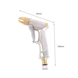 High Pressure Water Spray Gun Metal Brass Nozzle Garden Hose Pipe Lawn Car Wash Sprayer Sprinkler Car Wash Tool Water Guns